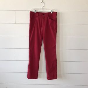 Men’s Lululemon Red Pants - NEVER WORN golf pants